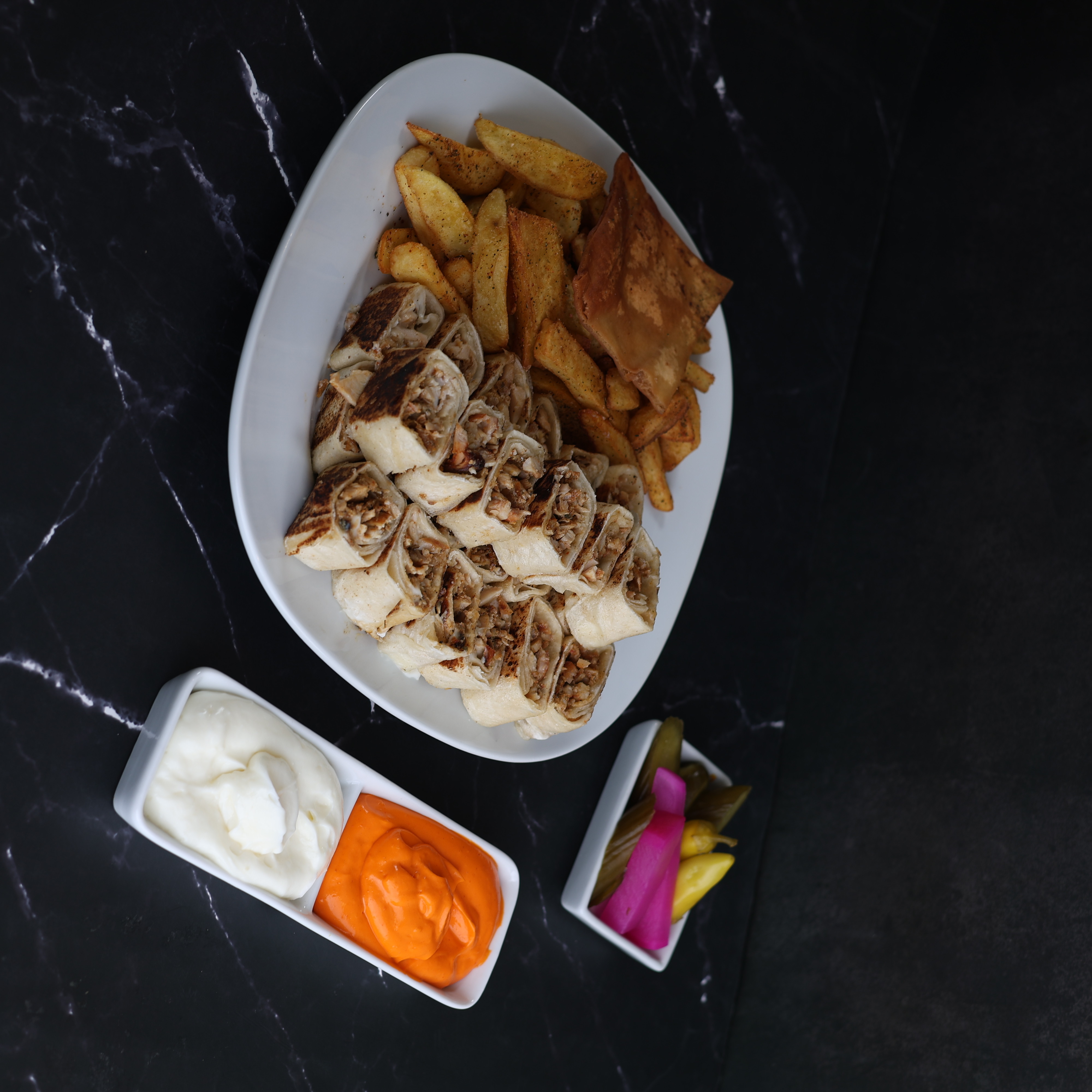  وجبة شاورما دجاج -دبل